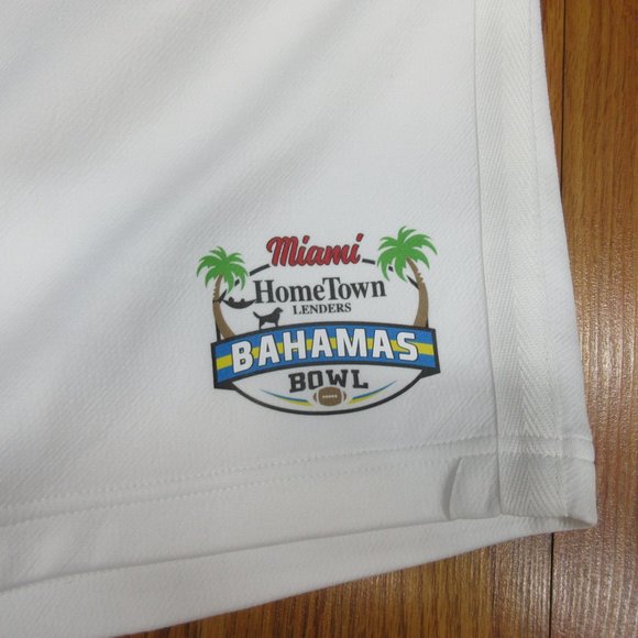 NEW! 2022 MIAMI BAHAMA BOWL ADIDAS POLYESTER ATHLETIC SHORTS Sz 2X-LARGE, XXL - Picture 2 of 6